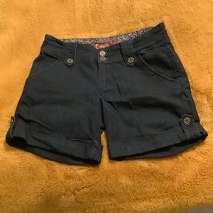 Dark Denim Shorts